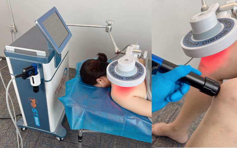 3 in 1 magneto therapy with shockwave and laser