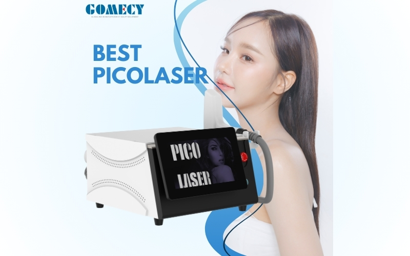2025 Gomecy Pico Laser Air Cooling Q Switch Nd Yag Laser All Colors Tattoo Removal Machine