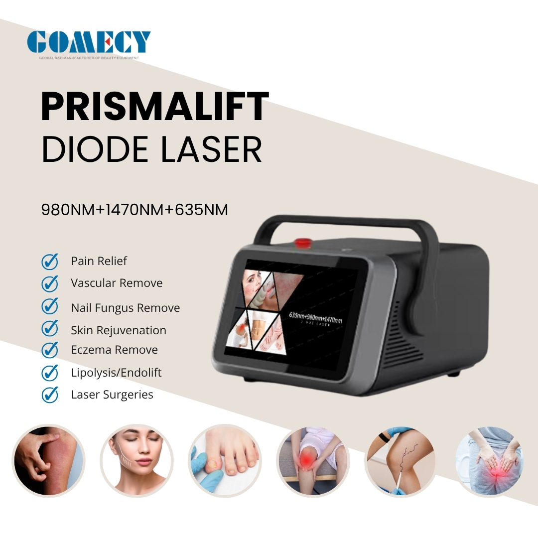 prismaLift laser endolaser evlt lipolysis fat loss pain relie nail fungus remove